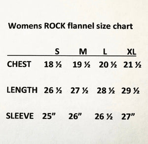 Black & White Plaid Woman's Rock Flannel S.T.