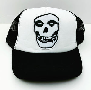 Kids Rock Trucker Hat Mis Skull