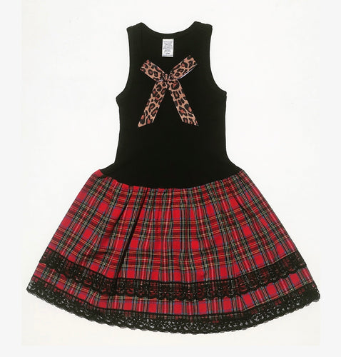 Red Plaid PuNk Tank Dress