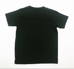 Black Cotton Kids Rock T Shirt (I.M.)