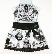 Ouija Blk/Wht Skirt and Haulter Top