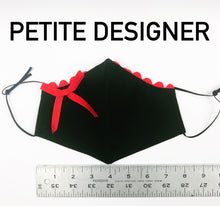 Tiny Checks Petite Designer Mask Headband Set