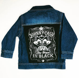 Kids Rock Denim Jacket Black